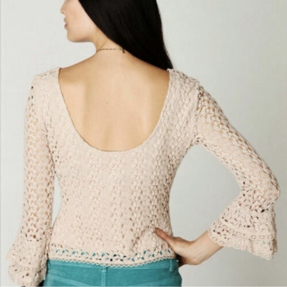 Free People Crochet Lace Top - Picture 2 of 8